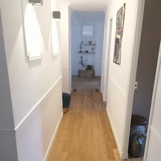 Rénovation complète couloir — peinture et sol